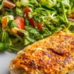 chicken breast filet and salad